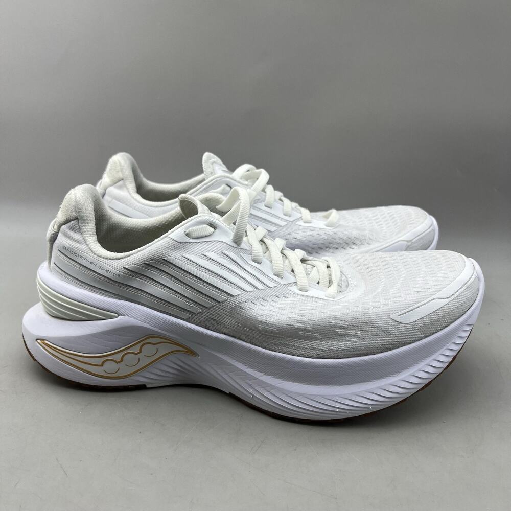 Saucony Endorphin Shift 3 Running Shoes Women Size 8.5 White Comfort Sneakers